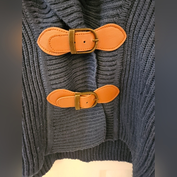 Soft surroundings belted cardigan - Picture 3 of 4